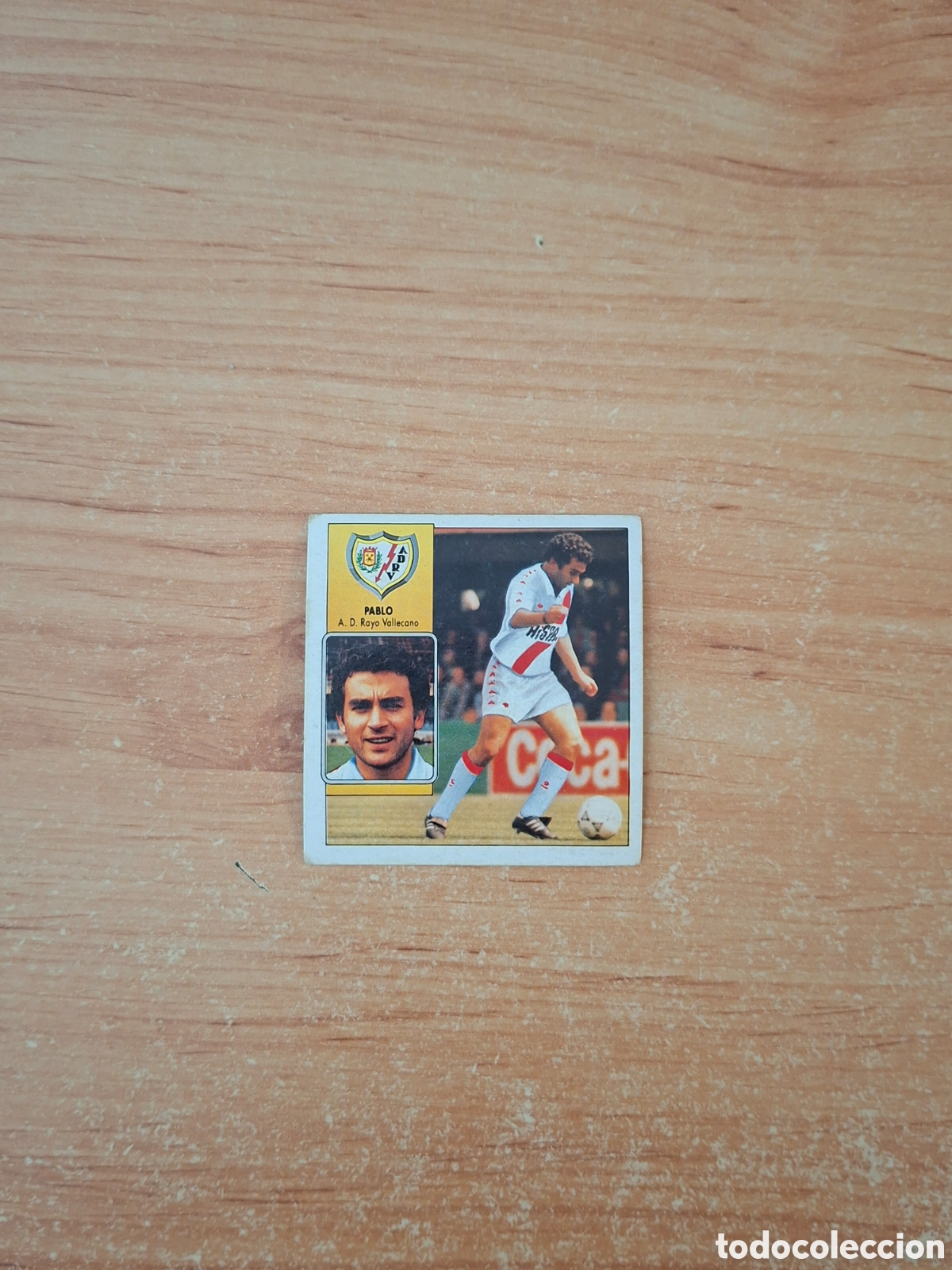 Figurine di Calcio: Este 92 93 pablo rayo vallecano fichaje 7 despegado ver fotos