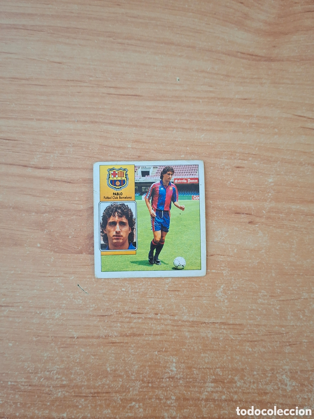Figurine di Calcio: Este 92 93 Pablo Barcelona fichaje 15 despegado ver fotos
