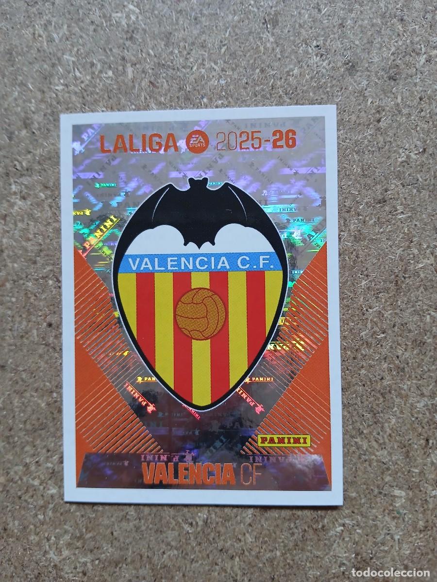 Cartes &agrave; collectionner de Football: ESCUDO VALENCIA CF - VALENCIA CF N&ordm; 1 LIGA ESTE 2025 2026 - 25 26