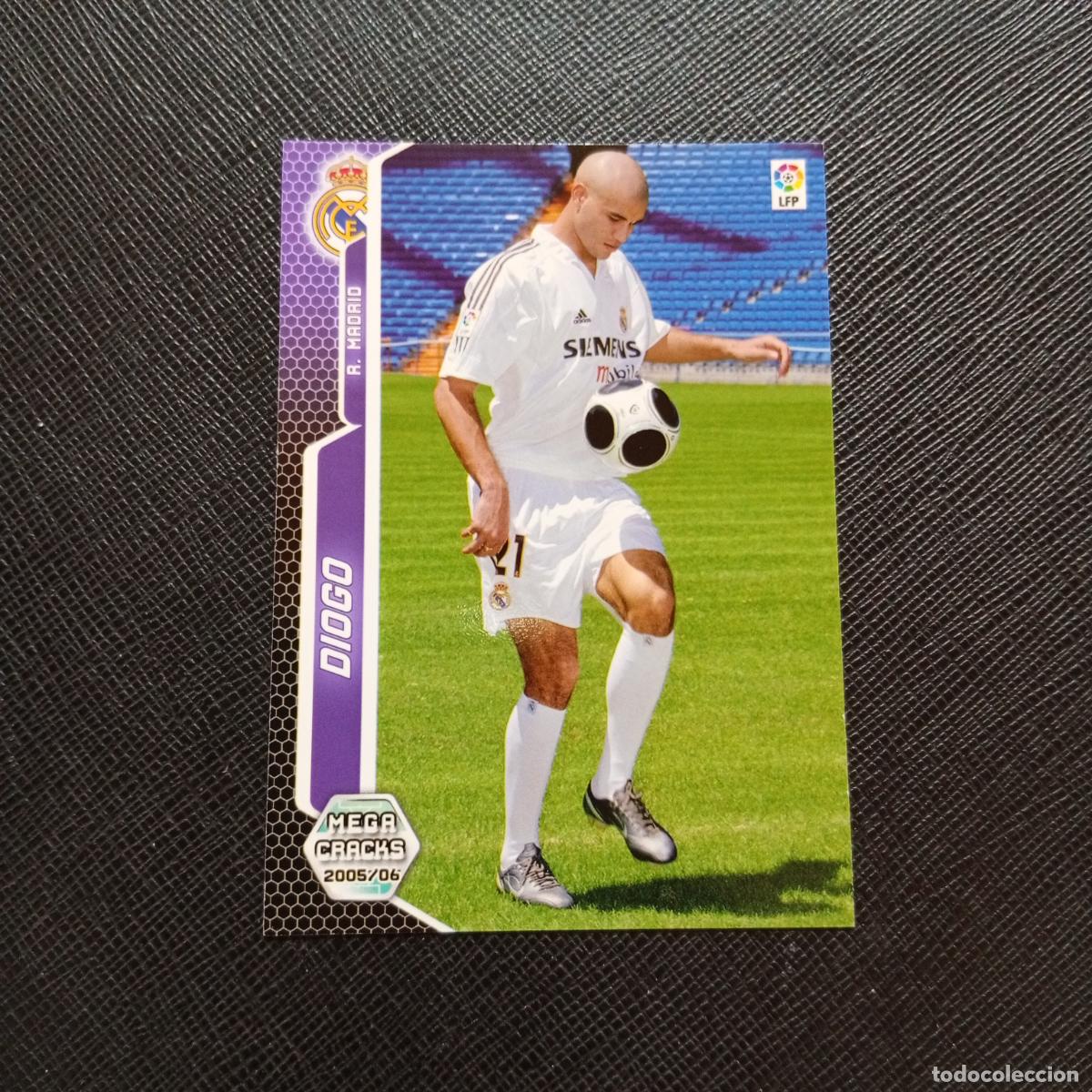Cartes &agrave; collectionner de Football: 190 DIOGO REAL MADRID PANINI MEGACRACKS 05 06 CROMO FUTBOL 2005 2006 - A213 PG199
