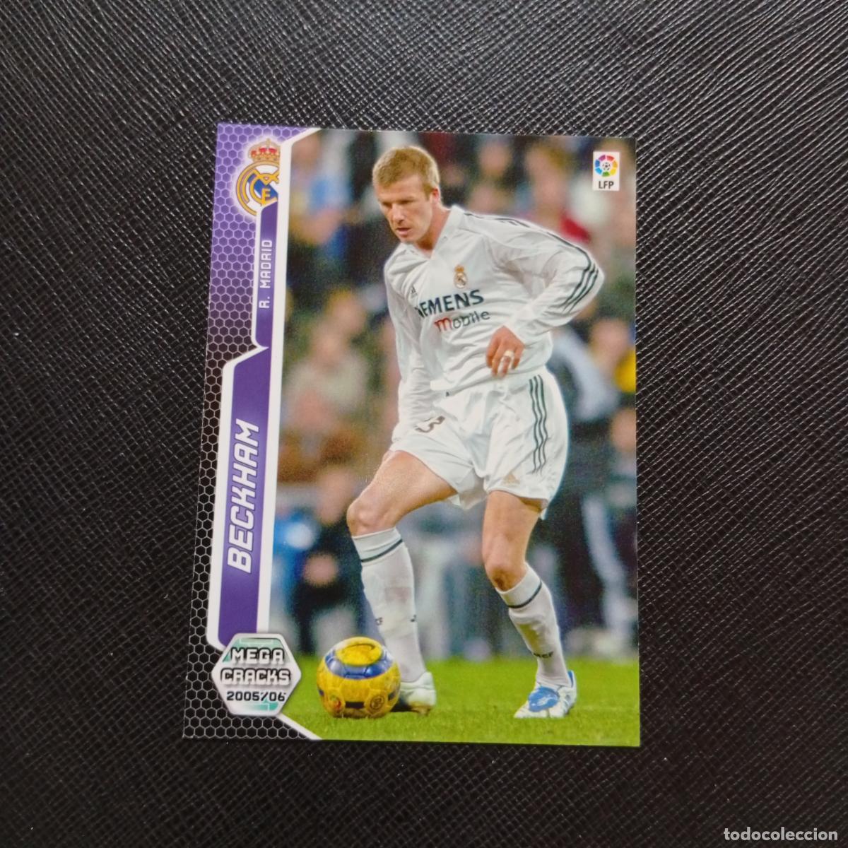 Cartes &agrave; collectionner de Football: 192 BECKHAM REAL MADRID PANINI MEGACRACKS 05 06 CROMO FUTBOL 2005 2006 - A213 PG199