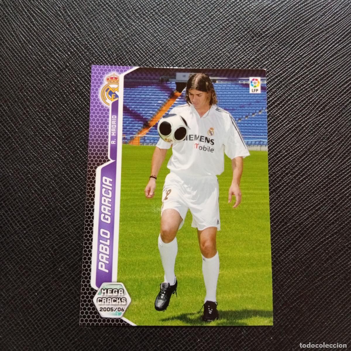 Cartes &agrave; collectionner de Football: 193 PABLO GARCIA REAL MADRID PANINI MEGACRACKS 05 06 CROMO FUTBOL 2005 2006 - A213 PG199