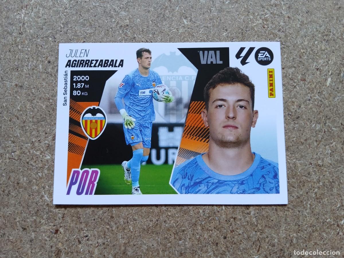 Cromos de f&uacute;tbol: JULEN AGIRREZABALA - VALENCIA CF N&ordm; 4 LIGA ESTE 2025 2026 - 25 26