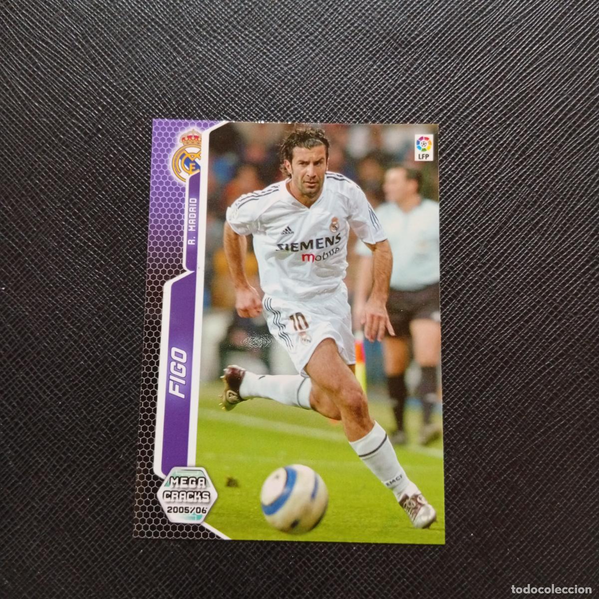 Cromos de f&uacute;tbol: 194 FIGO REAL MADRID PANINI MEGACRACKS 05 06 CROMO FUTBOL 2005 2006 - A213 PG199