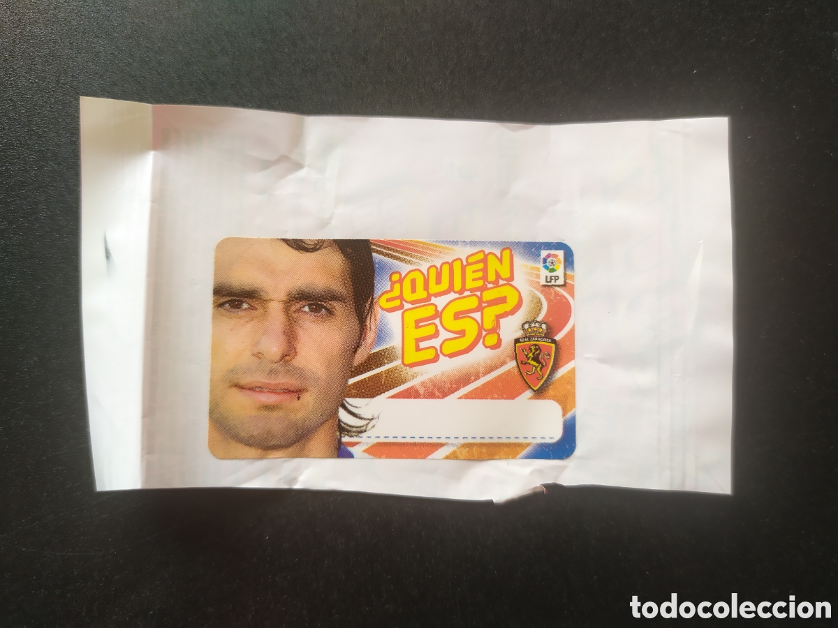 Cromos de f&uacute;tbol: Liga este 2009 2010 09 10 panini chicle chicles quien es Ayala Real Zaragoza sin pegar