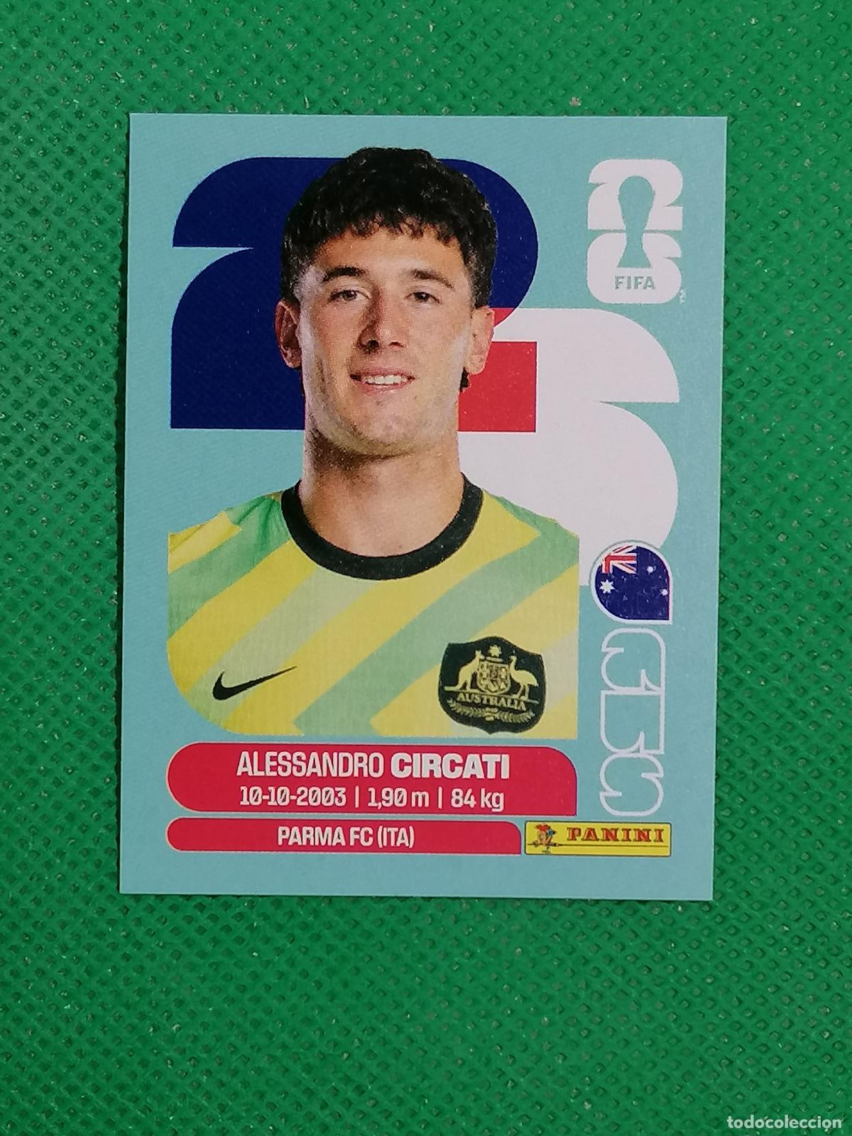 Cromos de f&uacute;tbol: AUS 5 AUS5 ALESSANDRO CIRCATI AUSTRALIA ⚽ PANINI FIFA MUNDIAL WORLD CUP 26 2026 STICKER ⚽