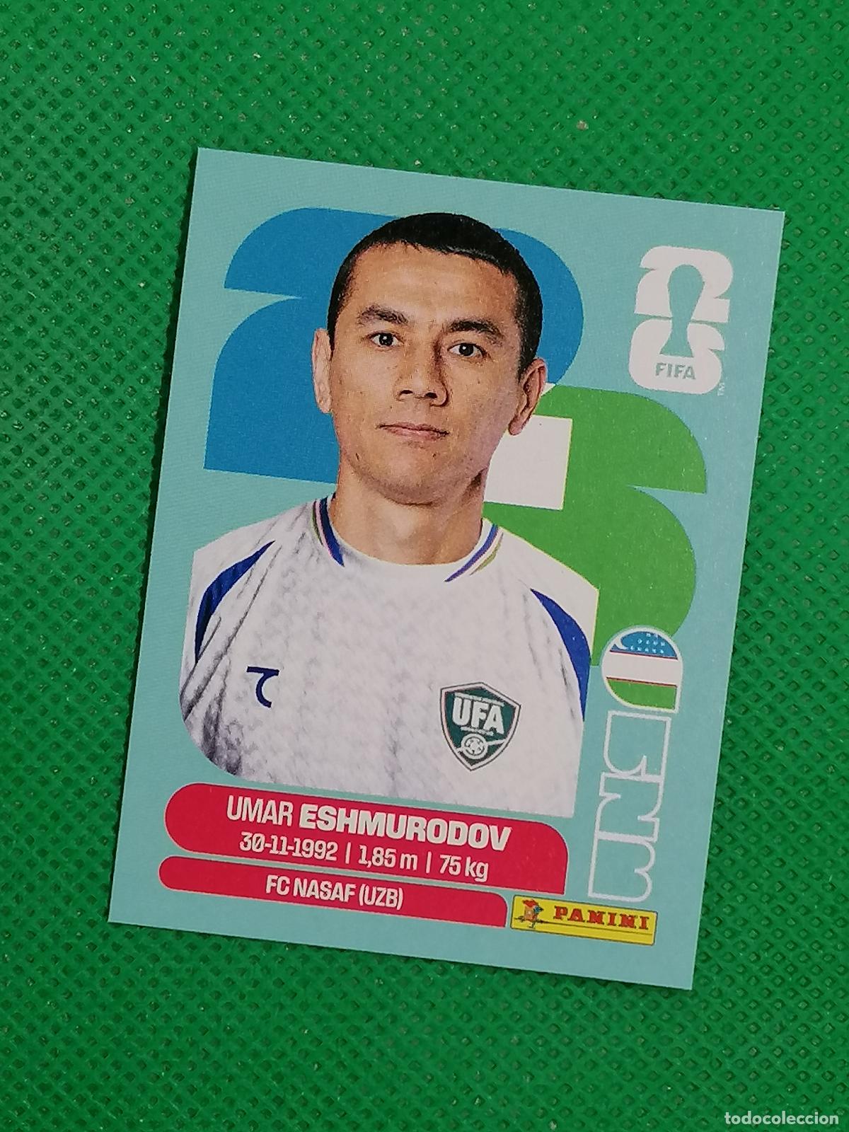 Cromos de f&uacute;tbol: UZB 5 UZB5 UMAR ESHMURODOV UZBEKISTAN ⚽ PANINI FIFA MUNDIAL WORLD CUP 26 2026 STICKER ⚽