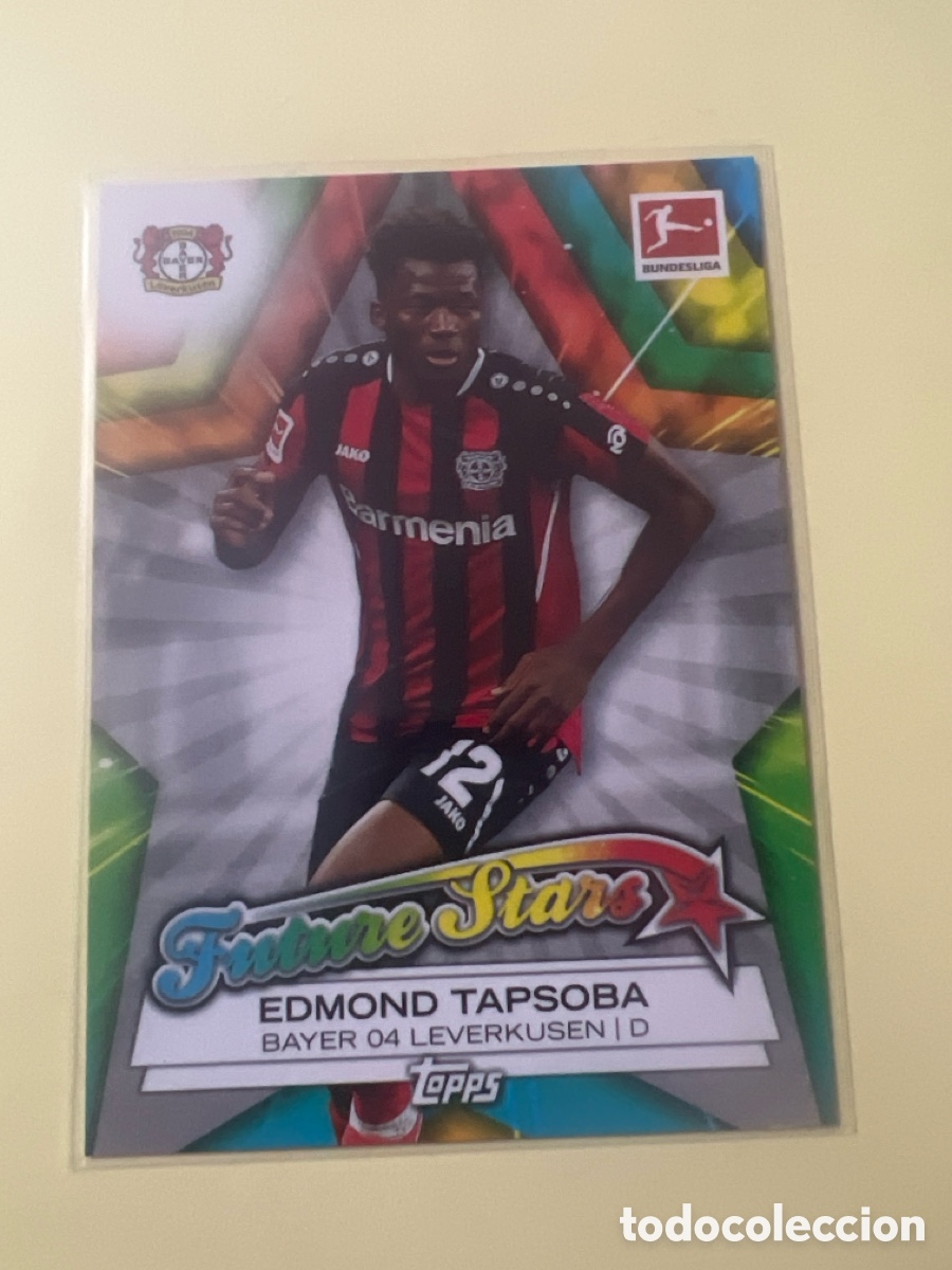 Cromos de f&uacute;tbol: C2722. 2021-22 Topps Bundesliga Future Stars Edmond Tapsoba #FS-ET