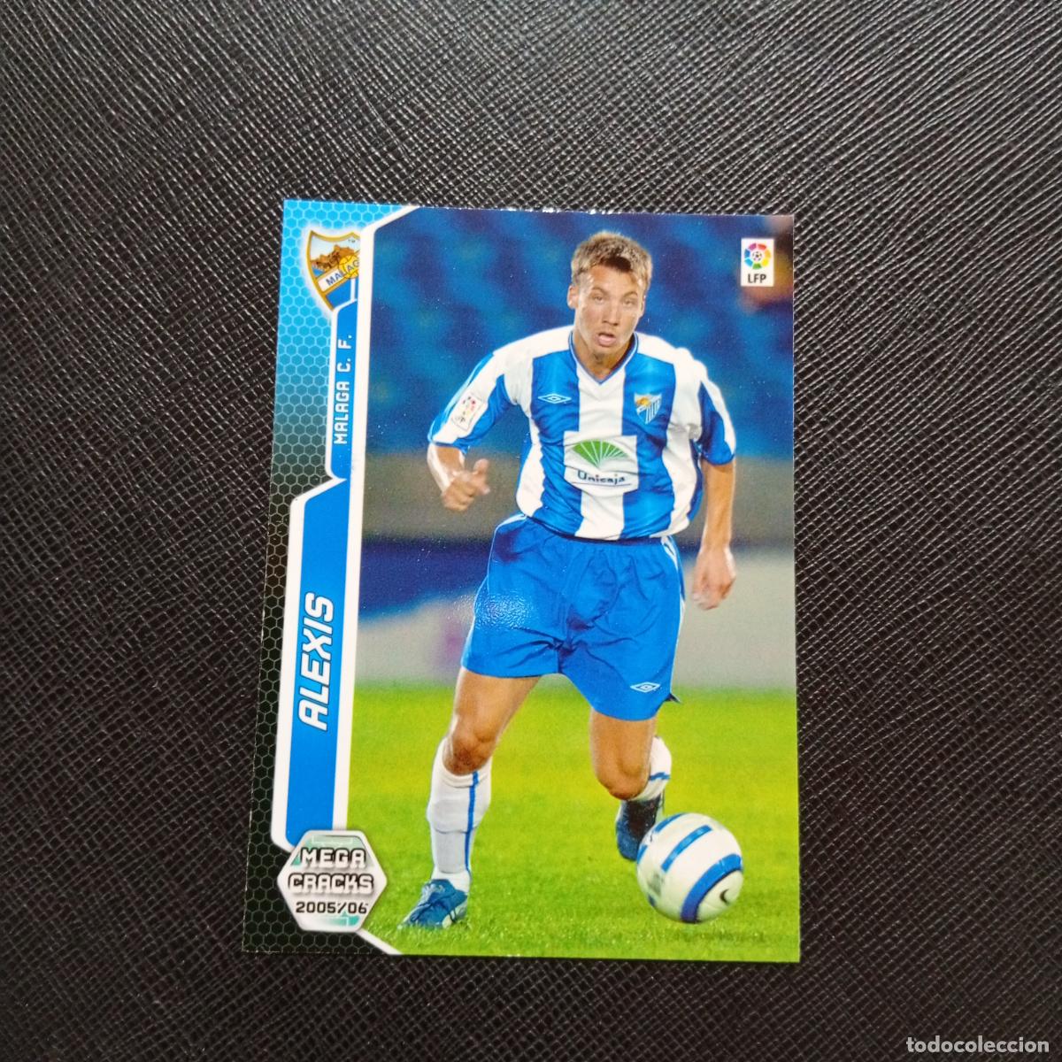 Cromos de f&uacute;tbol: 202 ALEXIS MALAGA PANINI MEGACRACKS 05 06 CROMO FUTBOL 2005 2006 - A213 PG217
