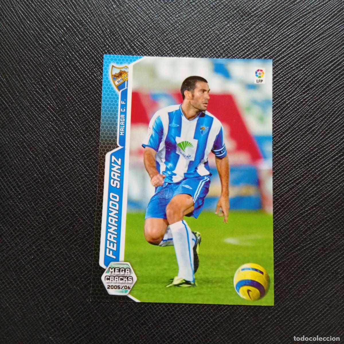 Cromos de f&uacute;tbol: 203 FERNANDO SANZ MALAGA PANINI MEGACRACKS 05 06 CROMO FUTBOL 2005 2006 - A213 PG217