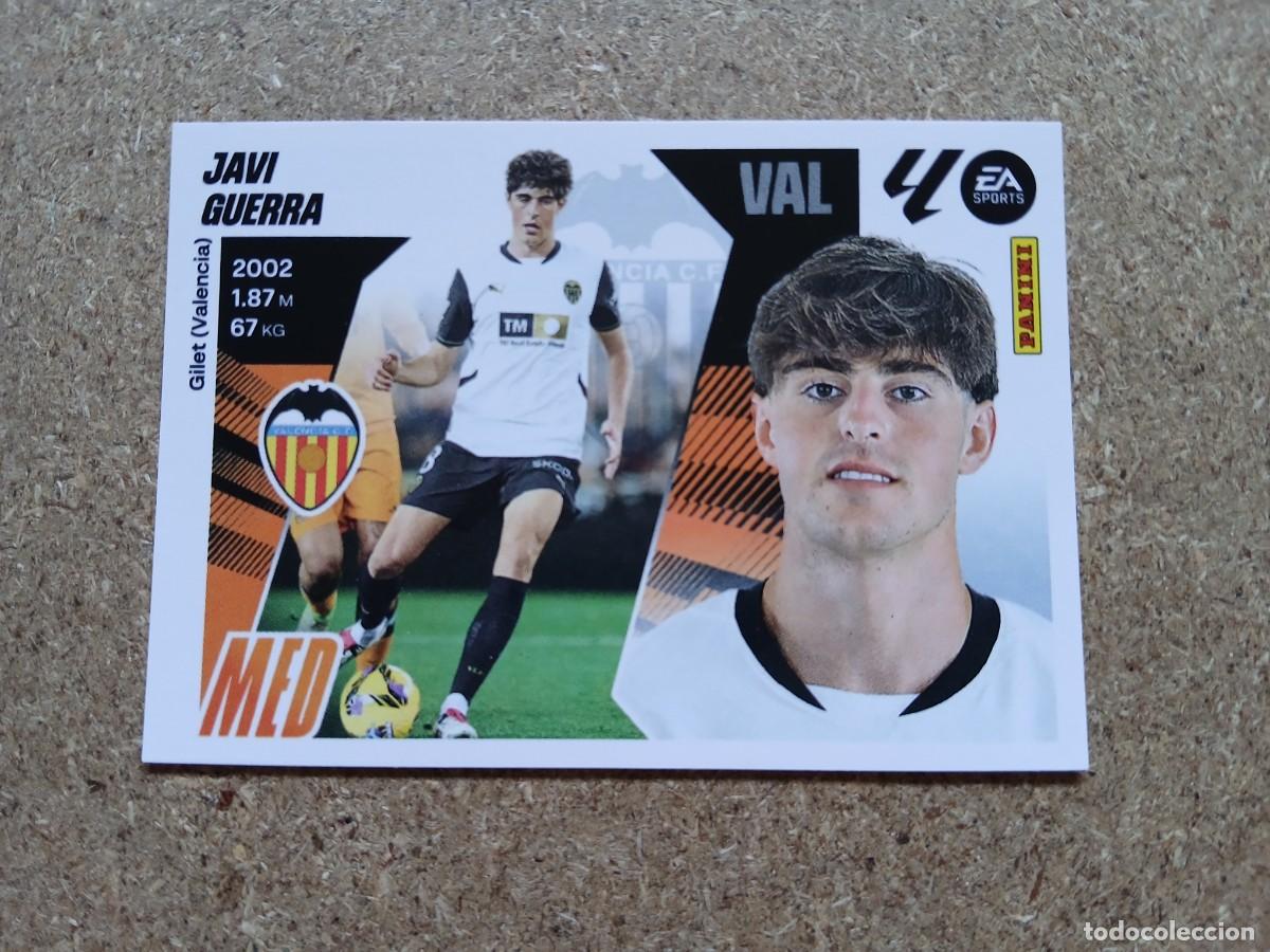Cromos de f&uacute;tbol: JAVI GUERRA - VALENCIA CF N&ordm; 15 LIGA ESTE 2025 2026 - 25 26
