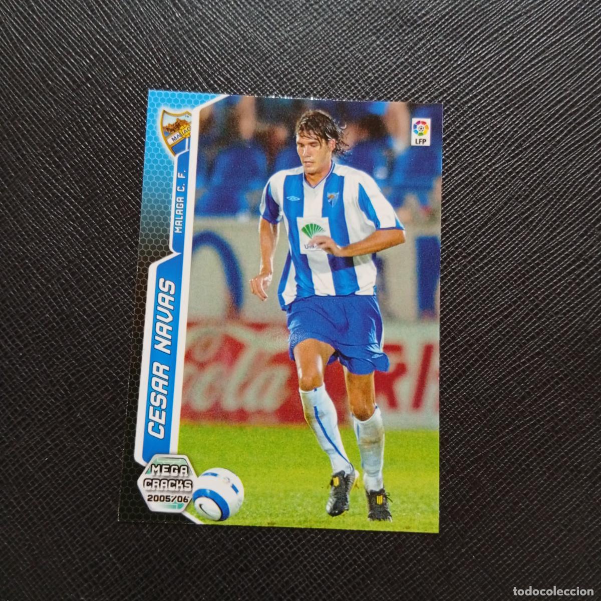 Cromos de f&uacute;tbol: 204 CESAR NAVAS MALAGA PANINI MEGACRACKS 05 06 CROMO FUTBOL 2005 2006 - A213 PG217