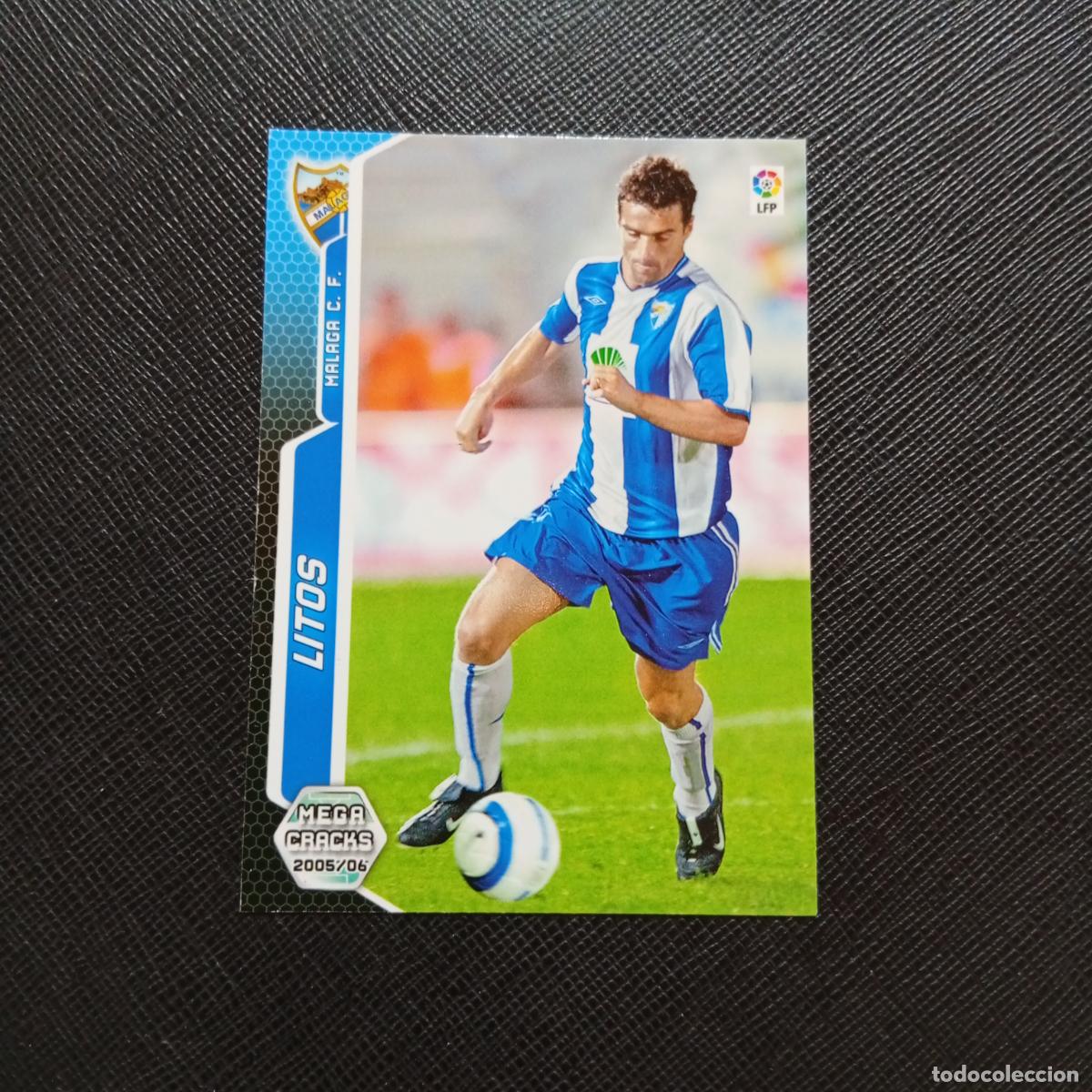 Cromos de f&uacute;tbol: 205 LITOS MALAGA PANINI MEGACRACKS 05 06 CROMO FUTBOL 2005 2006 - A213 PG217