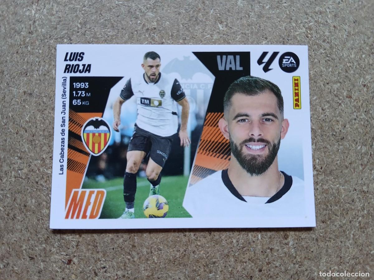 Cromos de f&uacute;tbol: LUIS RIOJA - VALENCIA CF N&ordm; 16 LIGA ESTE 2025 2026 - 25 26