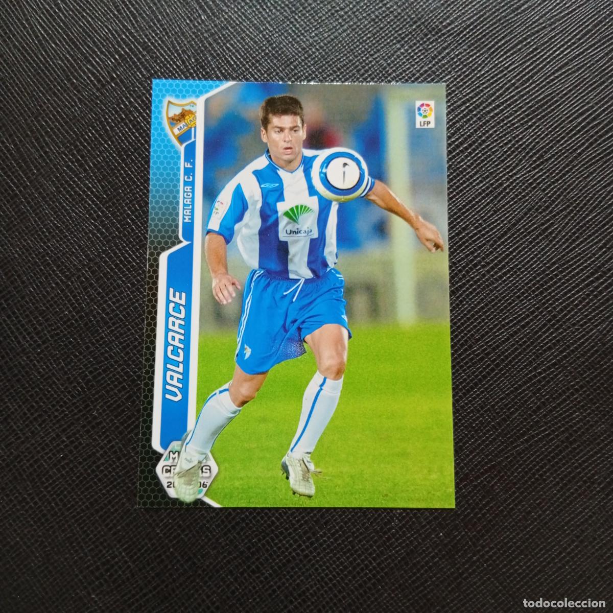 Cromos de f&uacute;tbol: 206 VALCARCE MALAGA PANINI MEGACRACKS 05 06 CROMO FUTBOL 2005 2006 - A213 PG217