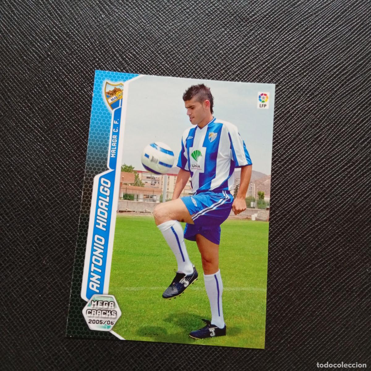 Cromos de f&uacute;tbol: 208 ANTONIO HIDALGO MALAGA PANINI MEGACRACKS 05 06 CROMO FUTBOL 2005 2006 - A213 PG217