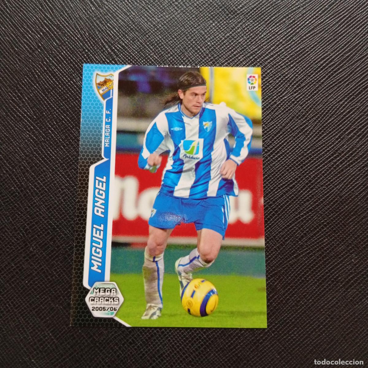 Cromos de f&uacute;tbol: 209 MIGUEL ANGEL MALAGA PANINI MEGACRACKS 05 06 CROMO FUTBOL 2005 2006 - A213 PG217