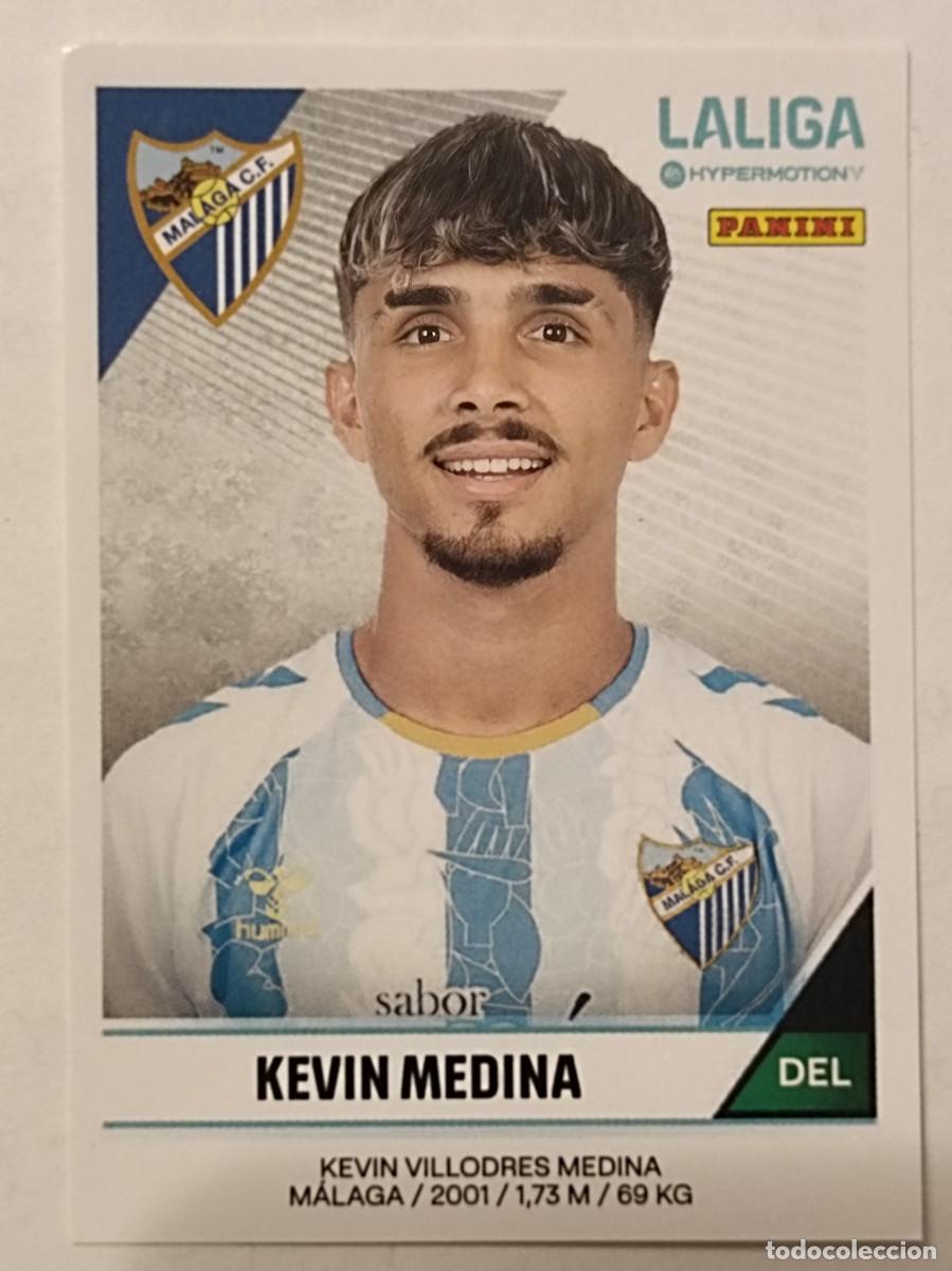 Cromos de f&uacute;tbol: #302B KEVIN MEDINA (MALAGA C.F.) LIGA HYPERMOTION 24/25 PANINI