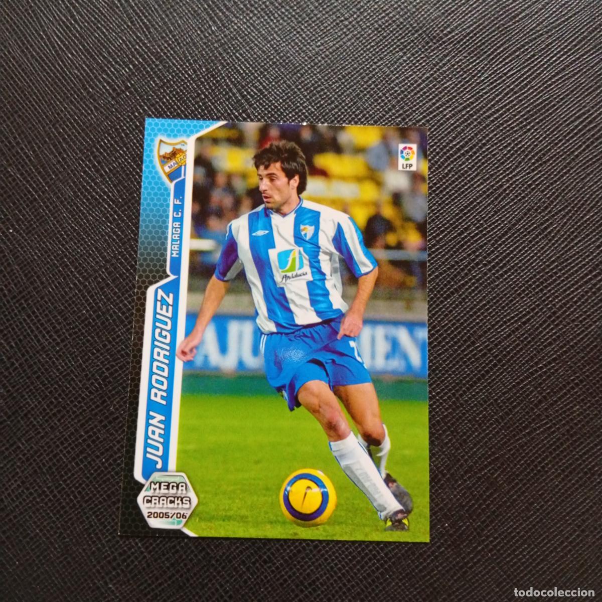 Cromos de f&uacute;tbol: 210 JUAN RODRIGUEZ MALAGA PANINI MEGACRACKS 05 06 CROMO FUTBOL 2005 2006 - A213 PG226
