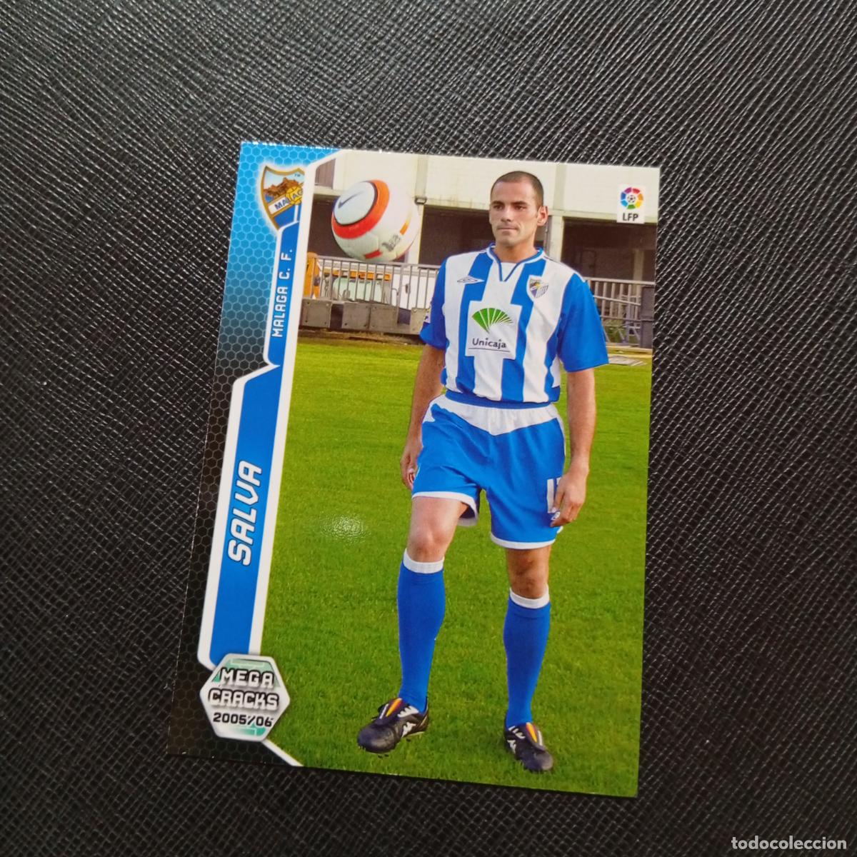 Cromos de f&uacute;tbol: 214 SALVA MALAGA PANINI MEGACRACKS 05 06 CROMO FUTBOL 2005 2006 - A213 PG226