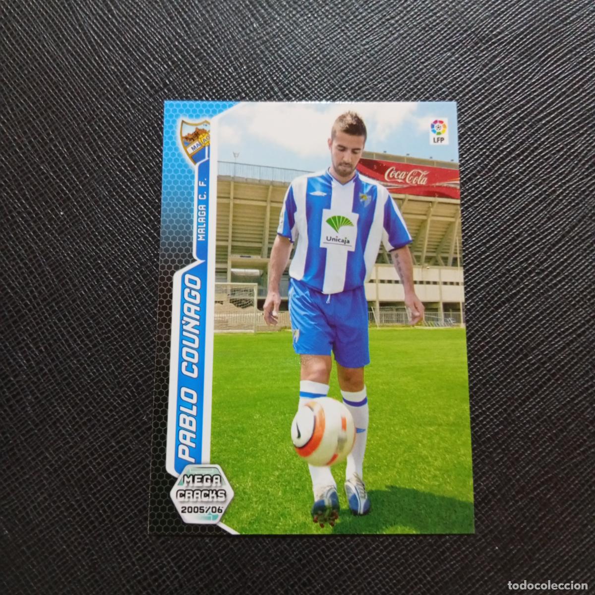 Cromos de f&uacute;tbol: 215 PABLO COU&Ntilde;AGO MALAGA PANINI MEGACRACKS 05 06 CROMO FUTBOL 2005 2006 - A213 PG226