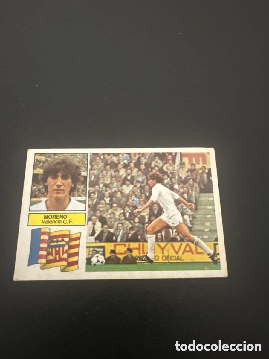 Fu&szlig;ball-Sticker: L. ESTE 82 83 - MORENO - Sin pegar