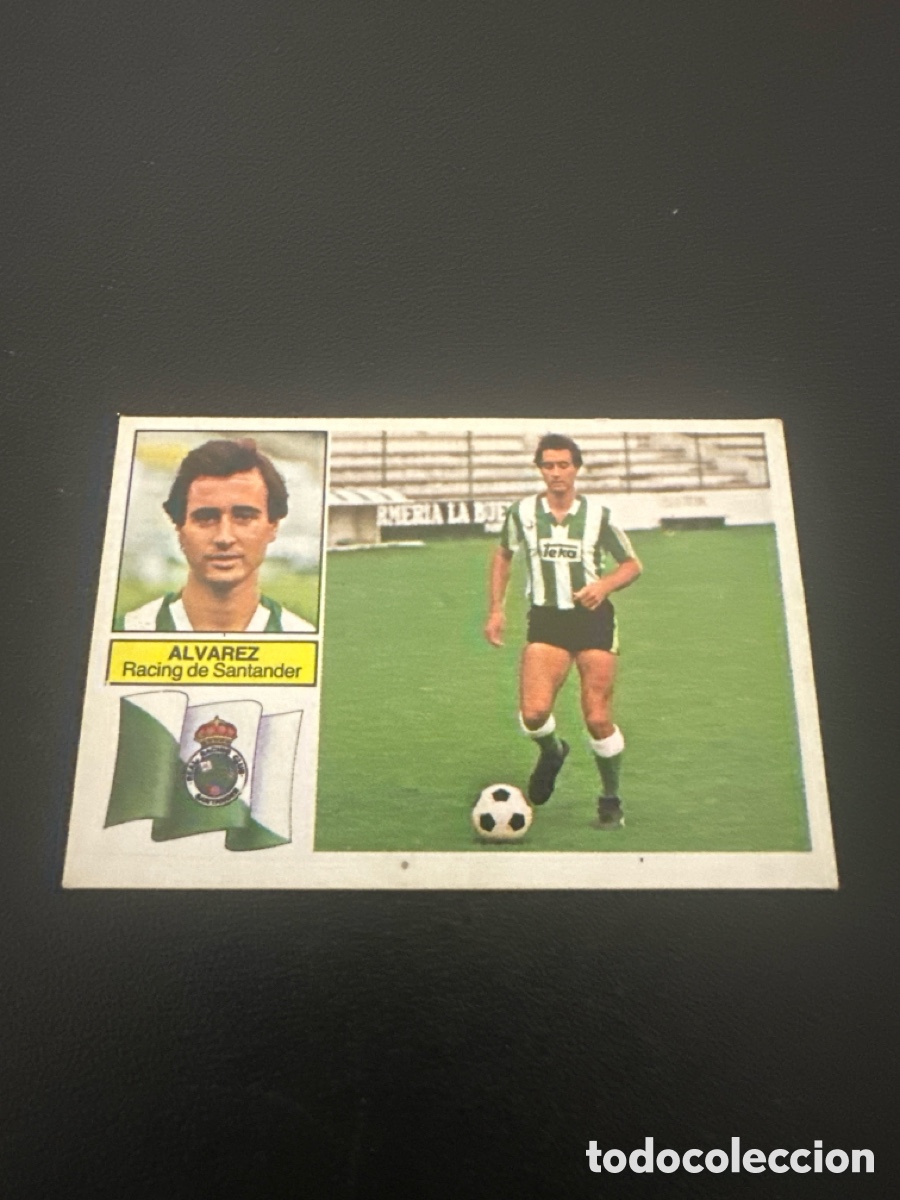 Cromos de f&uacute;tbol: L. ESTE 82 83 - ALVAREZ UF21 - Sin pegar