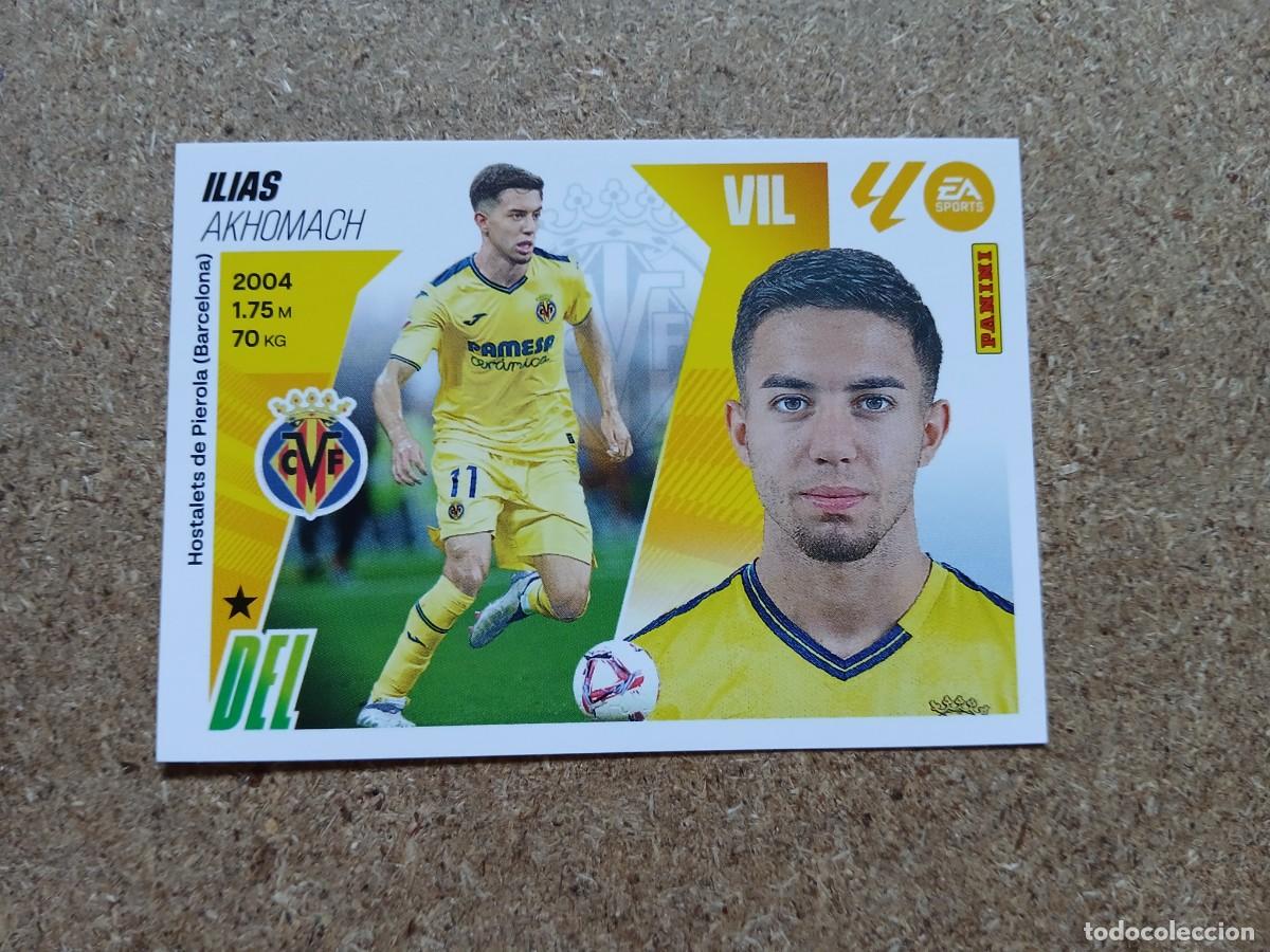 Football Stickers: ILIAS AKHOMACH - VILLARREAL CF N&ordm; 16 LIGA ESTE 2025 2026 - 25 26
