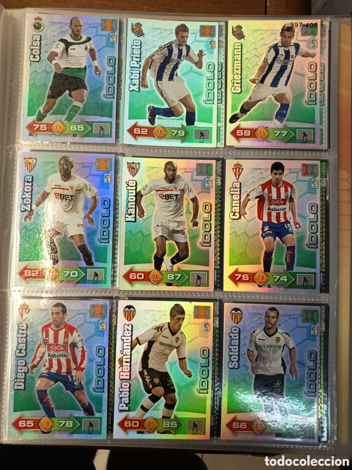 Football Stickers: ADRENALYN LIGA 2010 2011 IDOLO KANOUTE SEVILLA