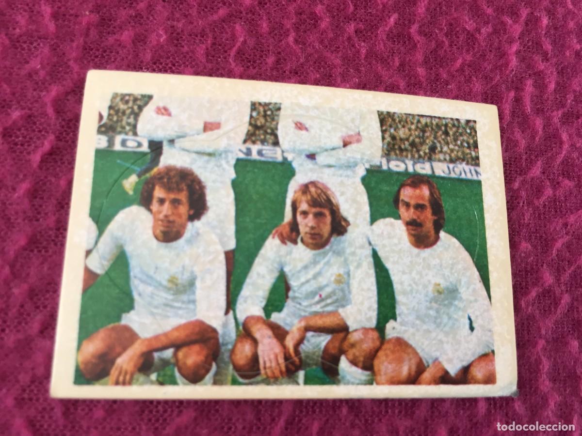 Cromos de f&uacute;tbol: CROMO ADHESIVO N&ordm; 2 REAL MADRID STIELIKE NETZER ORIGINAL SIN PEGAR DEL POSTER CENTRAL 77-78 ESTE