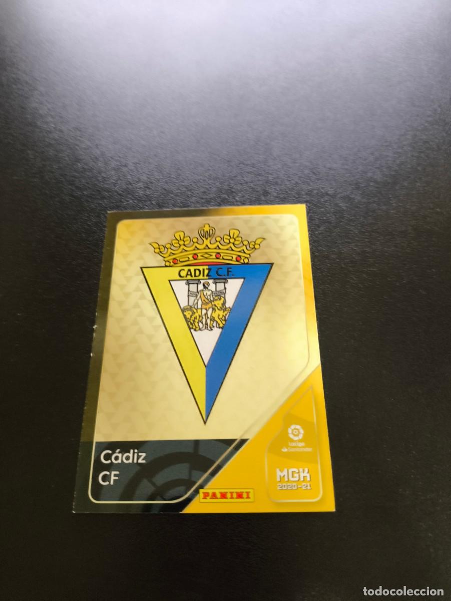 Cromos de f&uacute;tbol: 91 ESCUDO CADIZ PANINI LIGA MEGACRACKS MGK 2020 2021 20 21 NO ESTE ADRENALYN