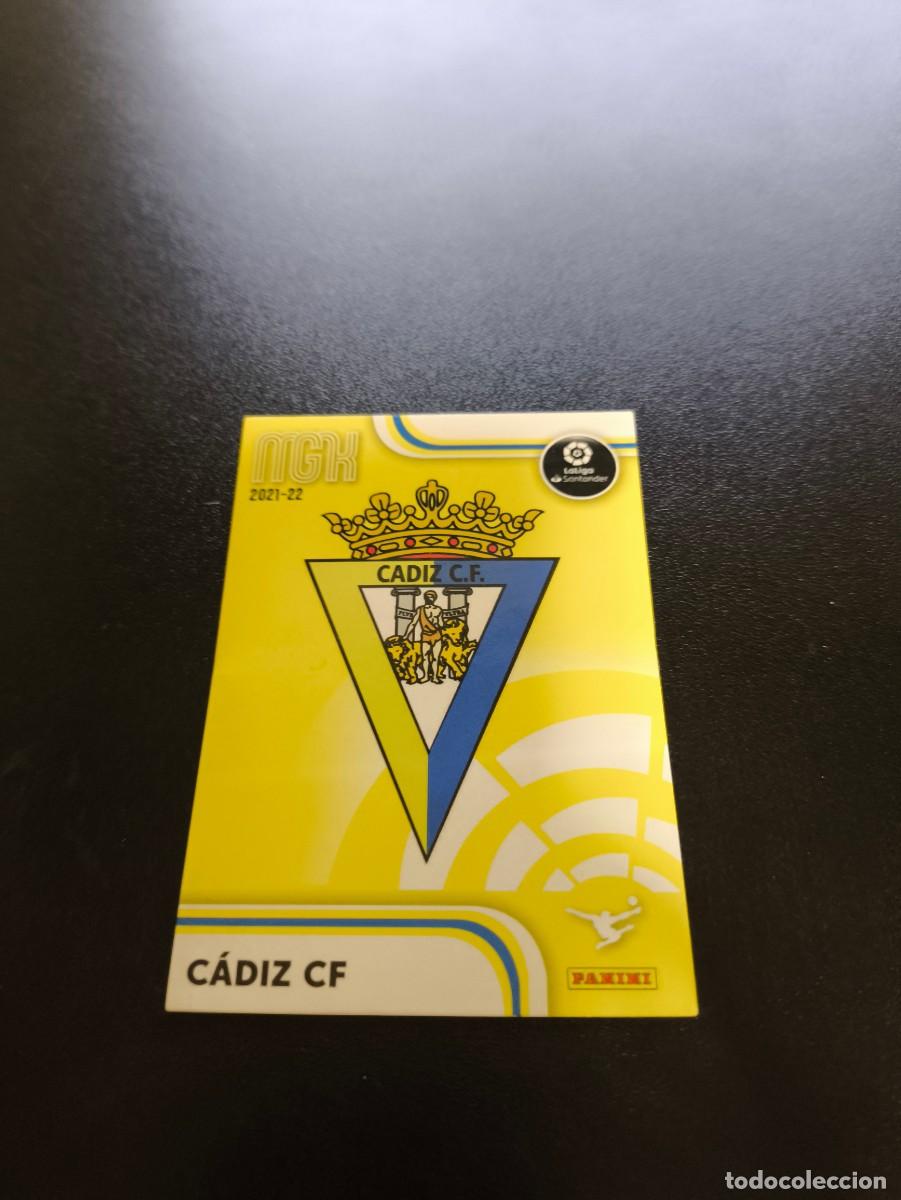 Cromos de Futebol: 91 Escudo CADIZ PANINI LIGA MEGACRACKS MGK 2021 2022 21 22 NO ESTE ADRENALYN