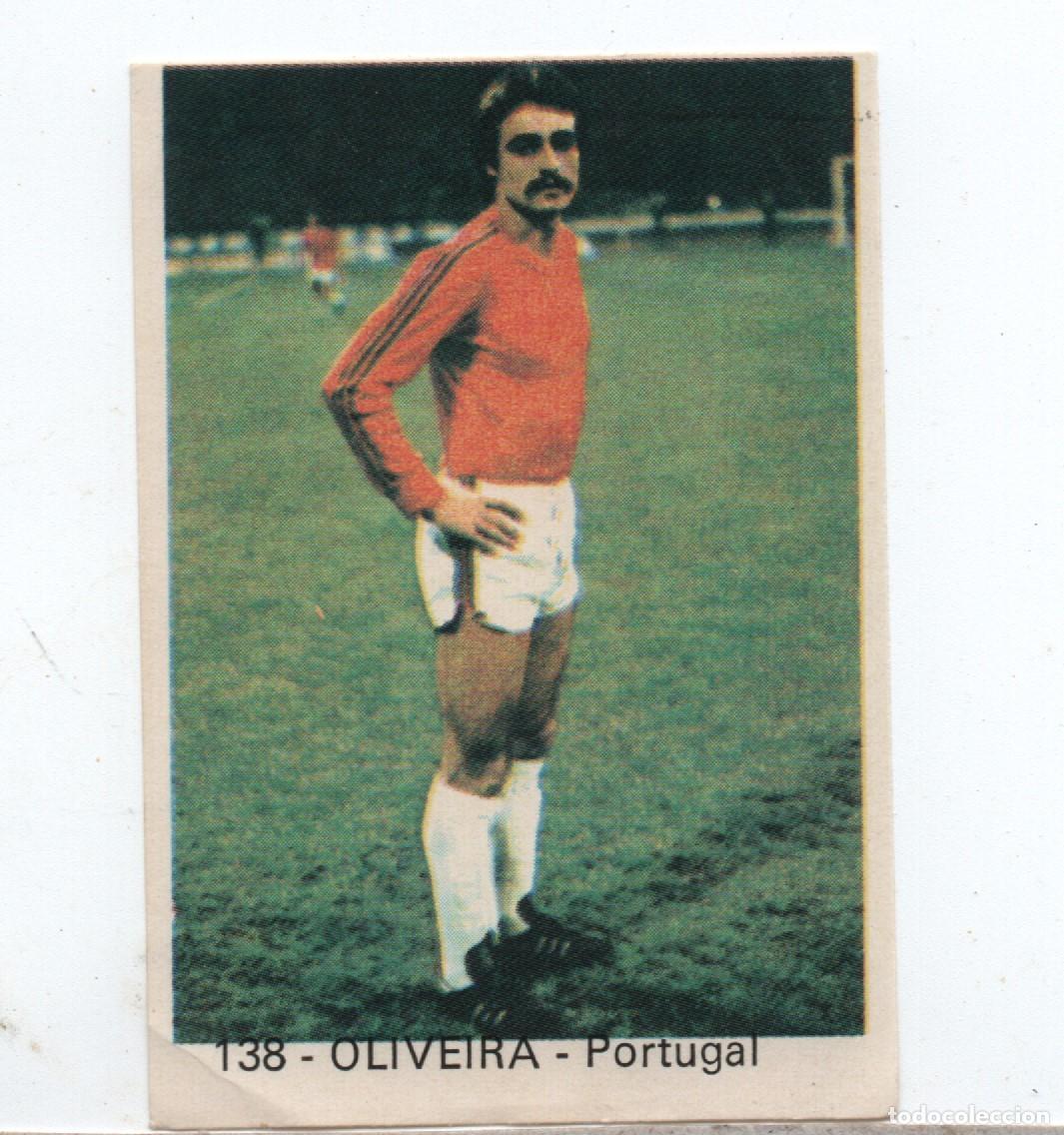 Cromos de f&uacute;tbol: PORTUGAL OLD FOOTBALL STICKER 138 - OLIVEIRA - PORTUGAL, NORMAL CONDITION