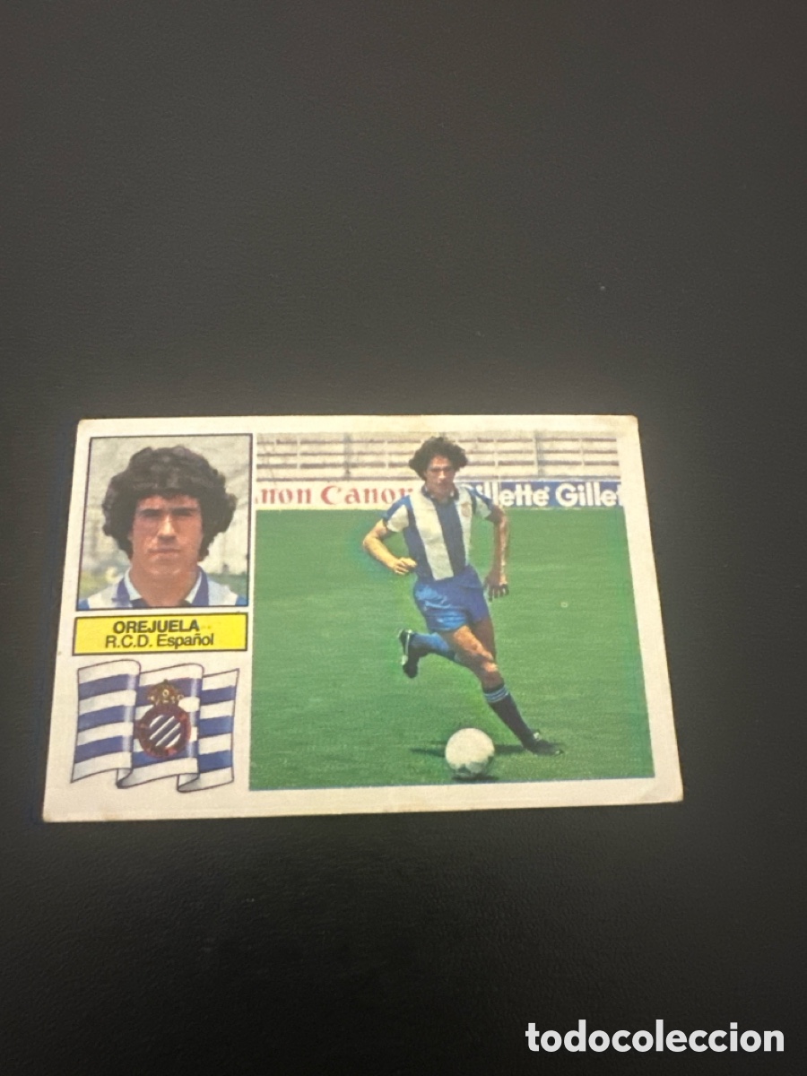 Cromos de f&uacute;tbol: L. ESTE 82 83 - OREJUELA (sin I) Sin pegar