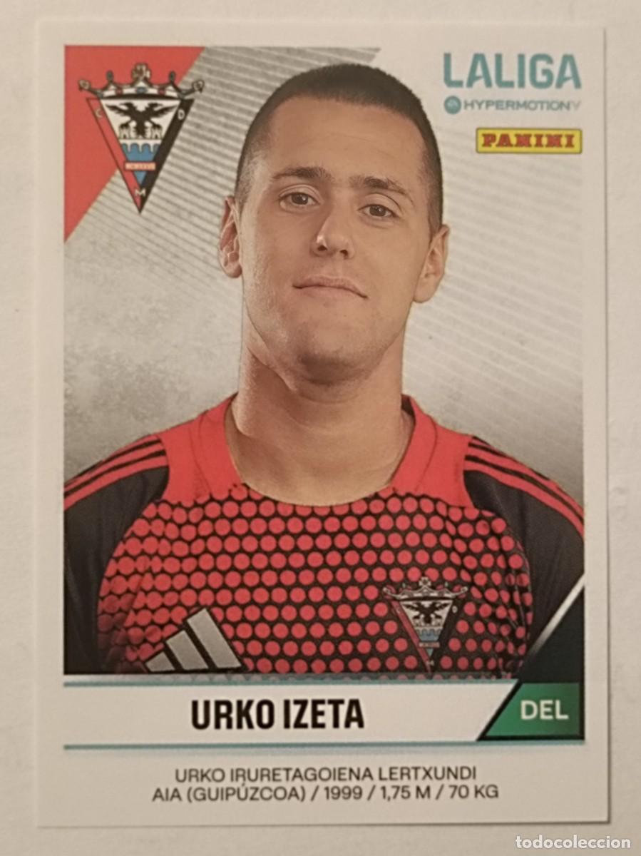 Cromos de f&uacute;tbol: #324 URKO IZETA (C.D. MIRANDES) LIGA HYPERMOTION 24/25 PANINI