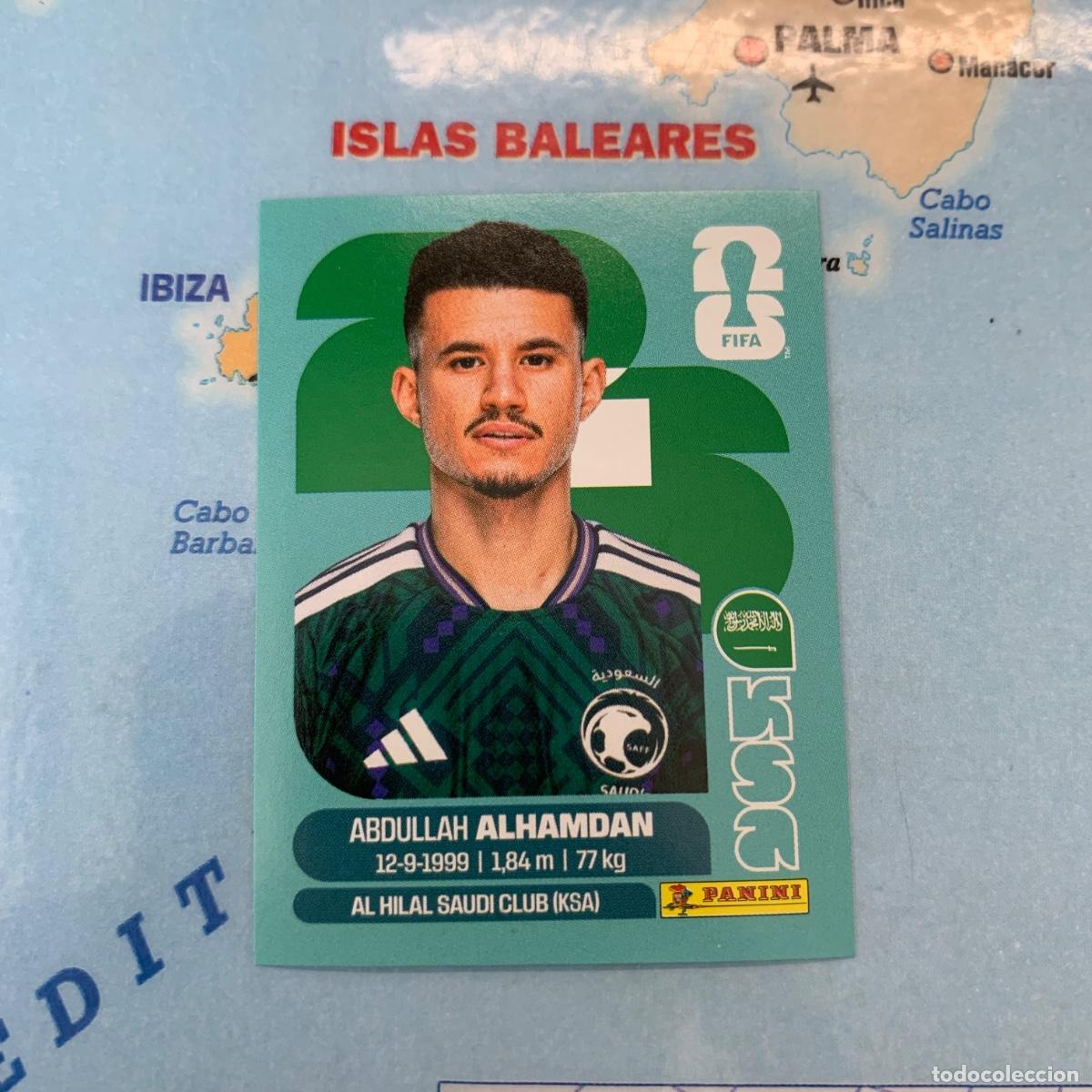 Cartes &agrave; collectionner de Football: Arabia Saudi n&uacute;mero 20 cromo panini Mundial Fifa World Cup 2026