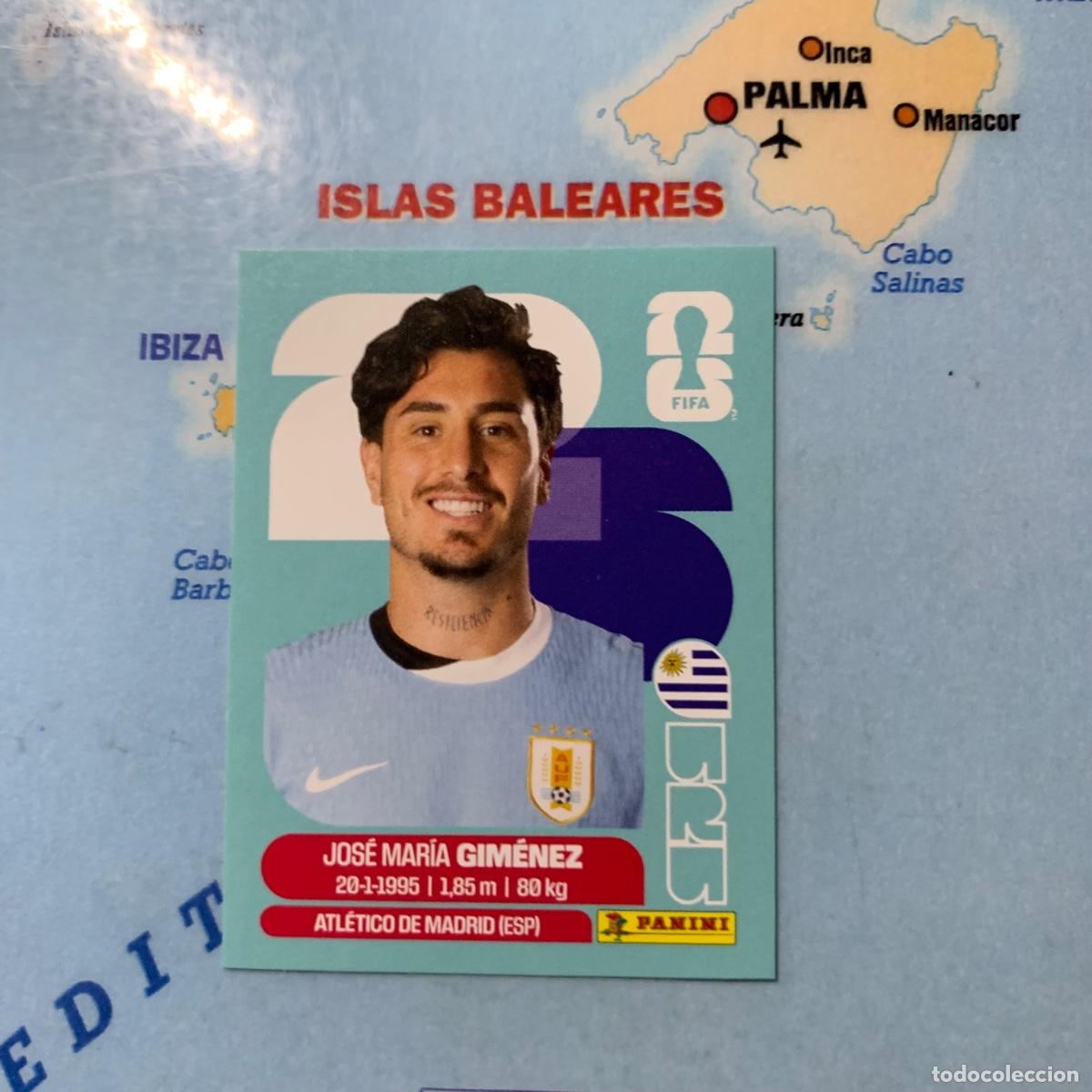 Fu&szlig;ball-Sticker: Uruguay n&uacute;mero 5 cromo panini Mundial Fifa World Cup 2026