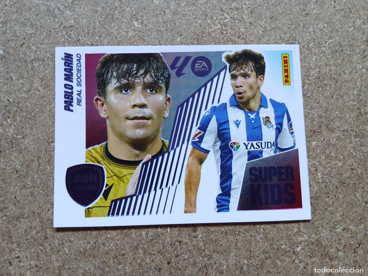 Fu&szlig;ball-Sticker: PABLO MARIN - REAL SOCIEDAD ADN LALIGA SUPER KIDS N&ordm; 15 LIGA ESTE 2025 2026 - 25 26
