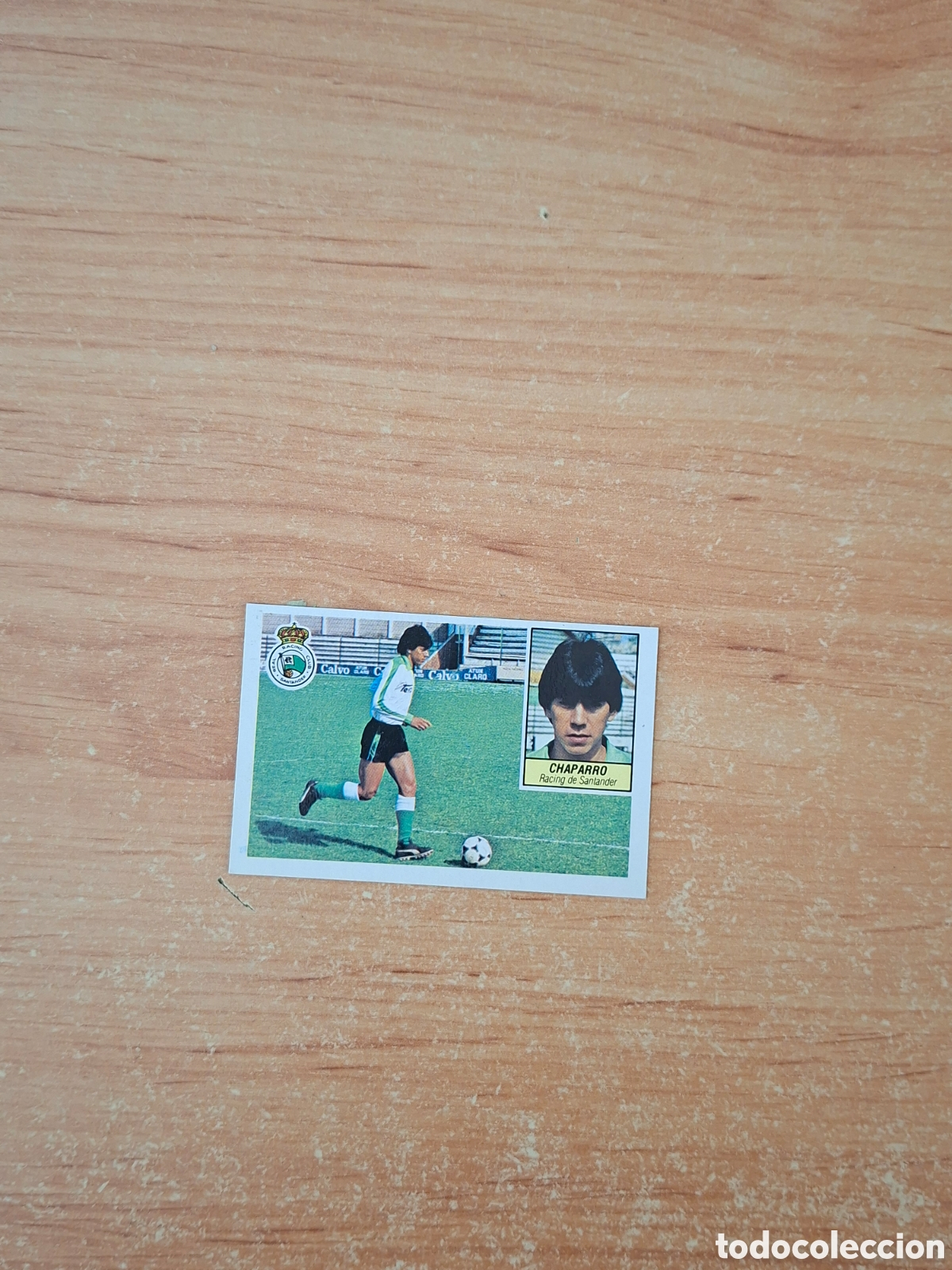 Cromos de f&uacute;tbol: Este 84 85 chaparro Santander baja despegado ver fotos