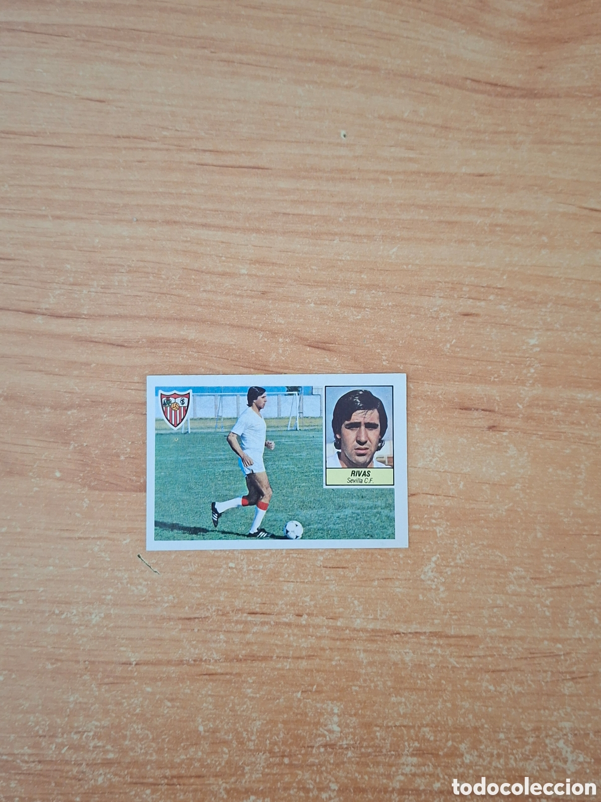 Cromos de f&uacute;tbol: Este 84 85 rivas Sevilla baja despegado ver fotos