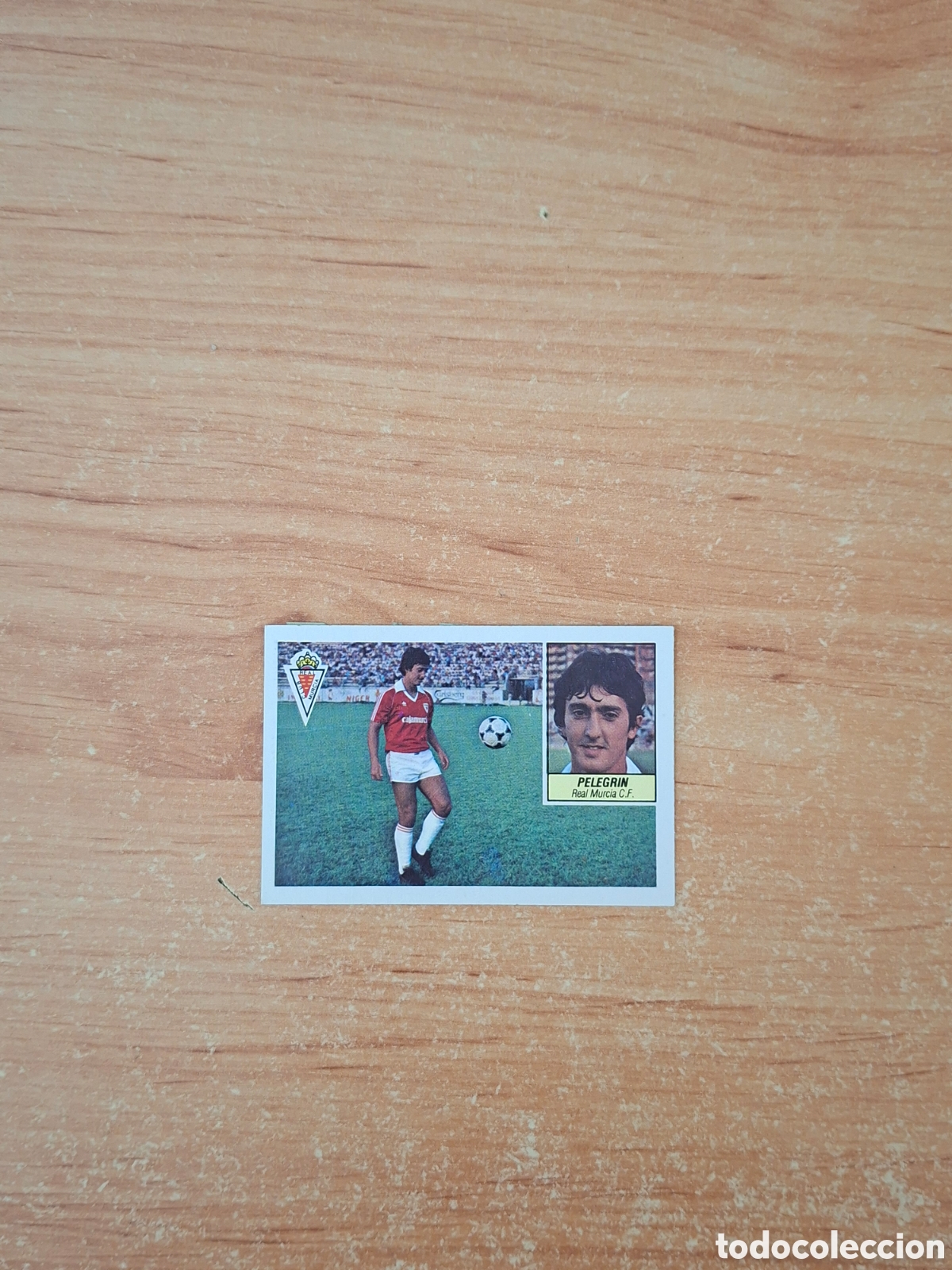 Cromos de f&uacute;tbol: Este 84 85 pelegrin Murcia baja despegado ver fotos