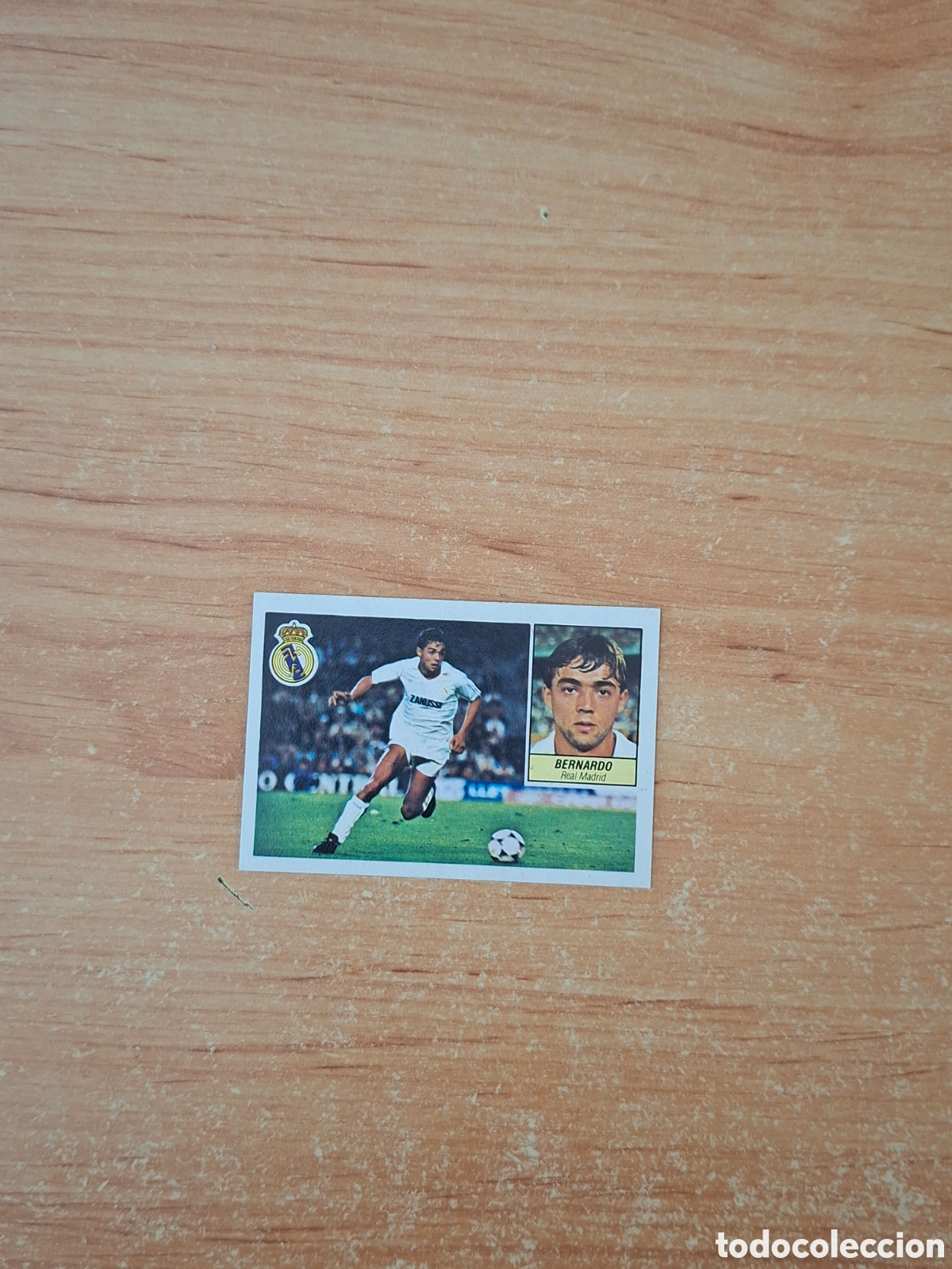 Cromos de f&uacute;tbol: Este 84 85 bernardo Madrid baja despegado ver fotos