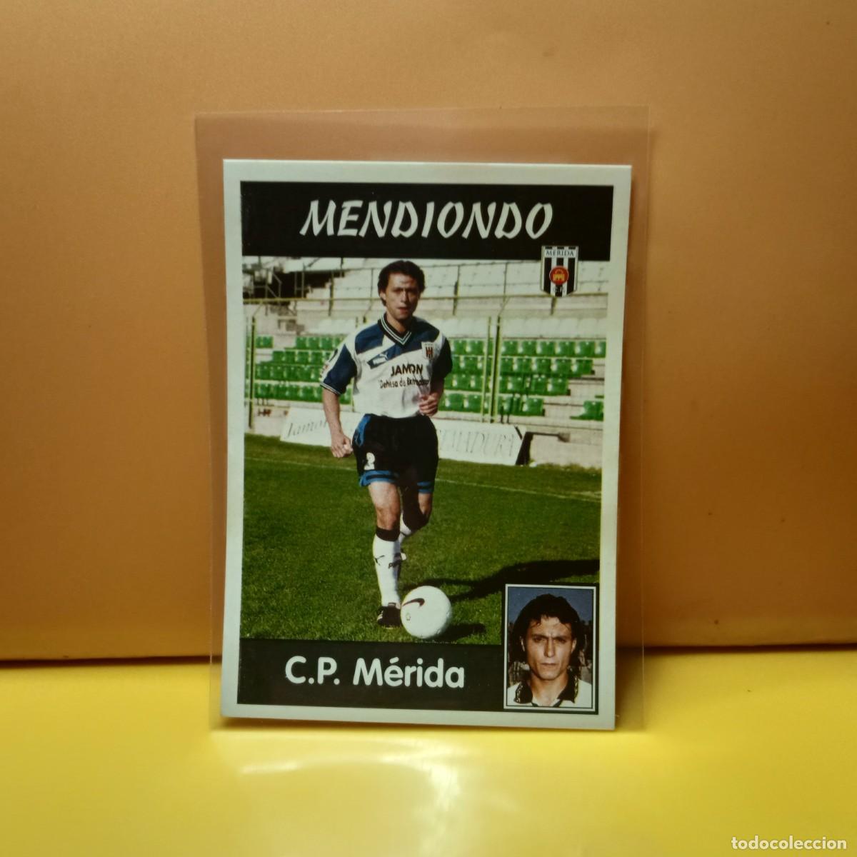 Figurine di Calcio: PANINI SPORTS; MEGACRACKS 1997 1998 97 98 C.P M&Eacute;RIDA MENDIONDO 275
