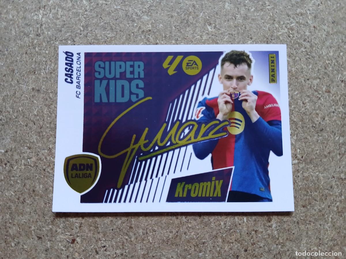 Figurine di Calcio: CASADO - FC BARCELONA ADN LALIGA SUPER KIDS KROMIX N&ordm; K5 LIGA ESTE 2025 2026 - 25 26