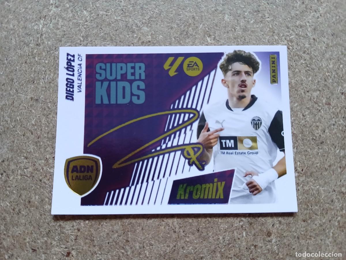 Cromos de f&uacute;tbol: DIEGO LOPEZ - VALENCIA CF ADN LALIGA SUPER KIDS KROMIX N&ordm; K7 LIGA ESTE 2025 2026 - 25 26