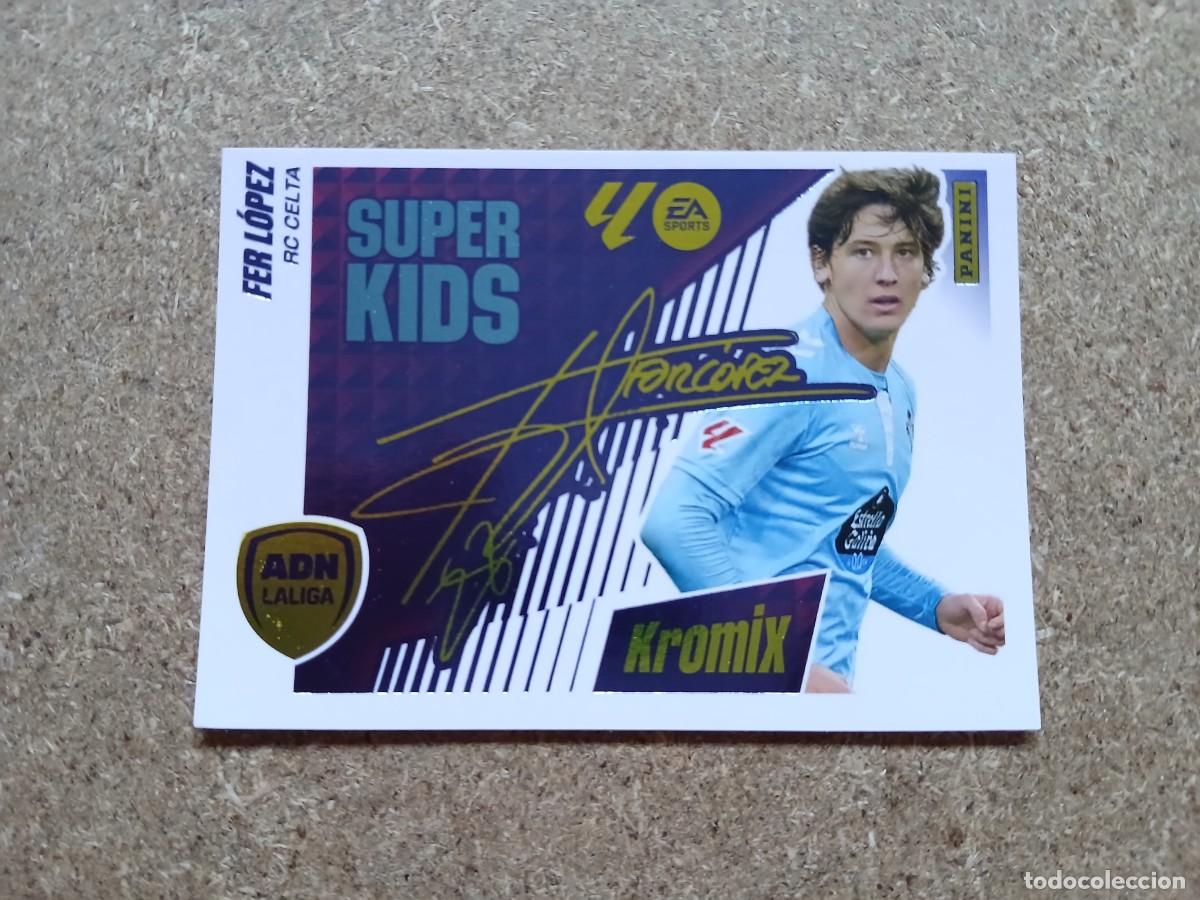 Cromos de f&uacute;tbol: FER LOPEZ - RC CELTA ADN LALIGA SUPER KIDS KROMIX N&ordm; K8 LIGA ESTE 2025 2026 - 25 26