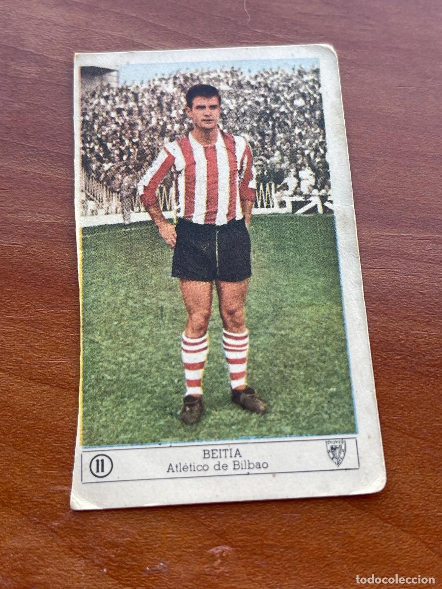 Cromos de f&uacute;tbol: 11 BEITIA BILBAO FERCA 1959 1960 CROMO FUTBOL LIGA 59 60
