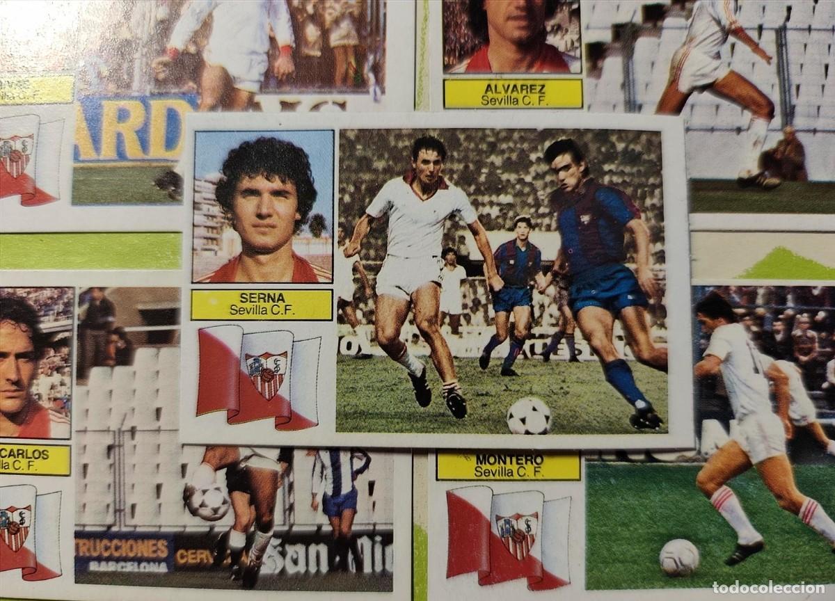 Cromos de f&uacute;tbol: CROMO LIGA EDICIONES ESTE 82 83 1982-83 SERNA SEVILLA CF COLOCA