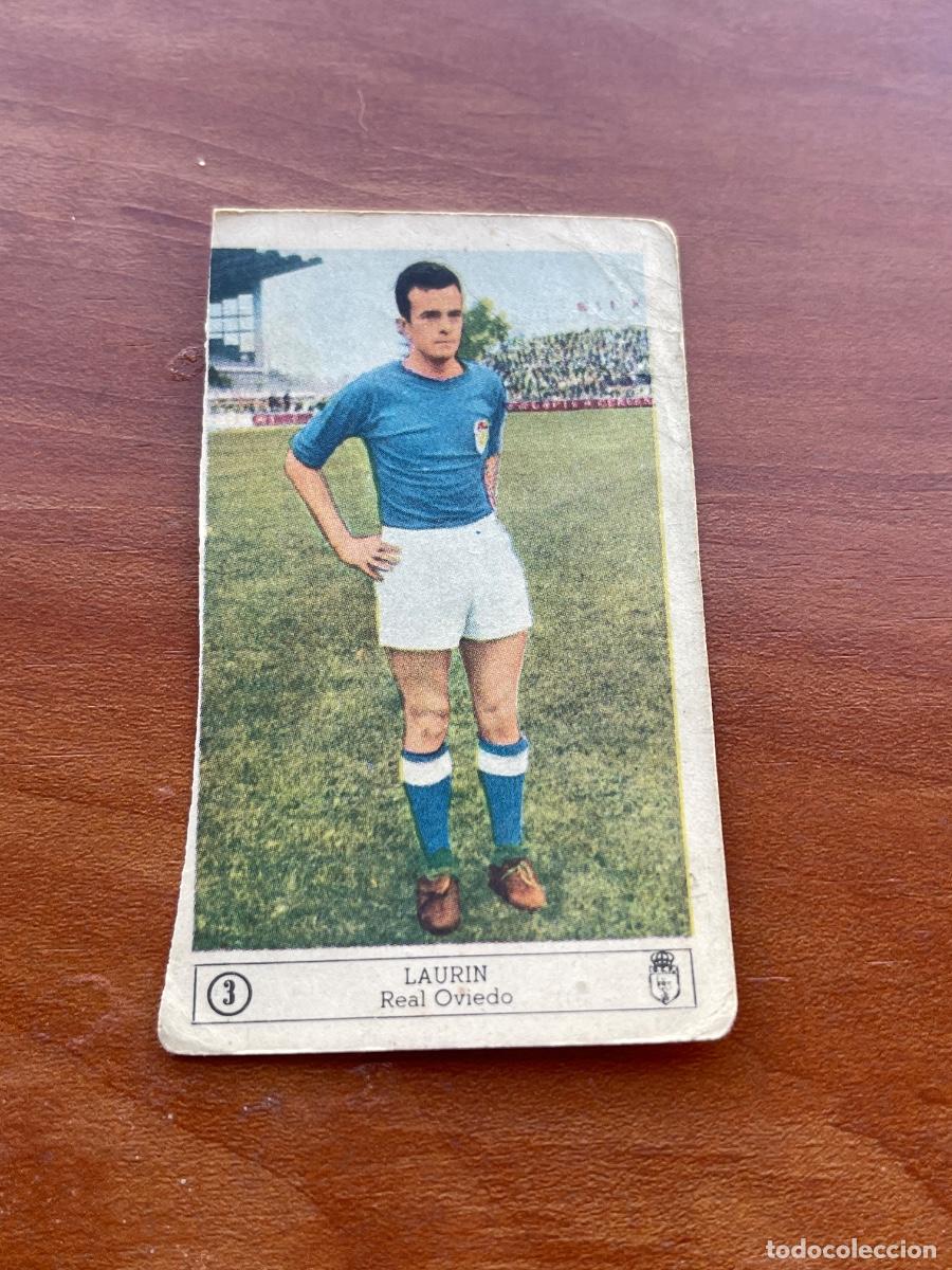Cromos de f&uacute;tbol: 3 LAURIN OVIEDO FERCA 1959 1960 CROMO FUTBOL LIGA 59 60 - SIN PEGAR -