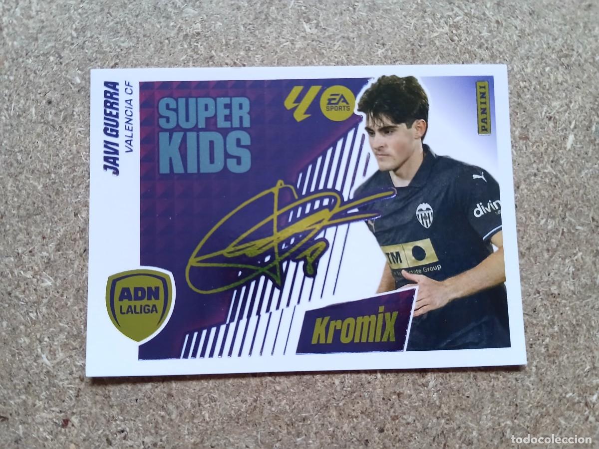 Cromos de f&uacute;tbol: JAVI GUERRA - VALENCIA CF ADN LALIGA SUPER KIDS KROMIX N&ordm; K12 LIGA ESTE 2025 2026 - 25 26